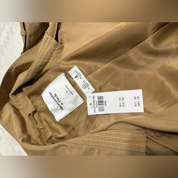 Abercrombie Classic Long Trench Coat - Picture 6 of 7